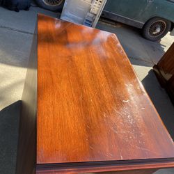 Desk And File Cabinet 