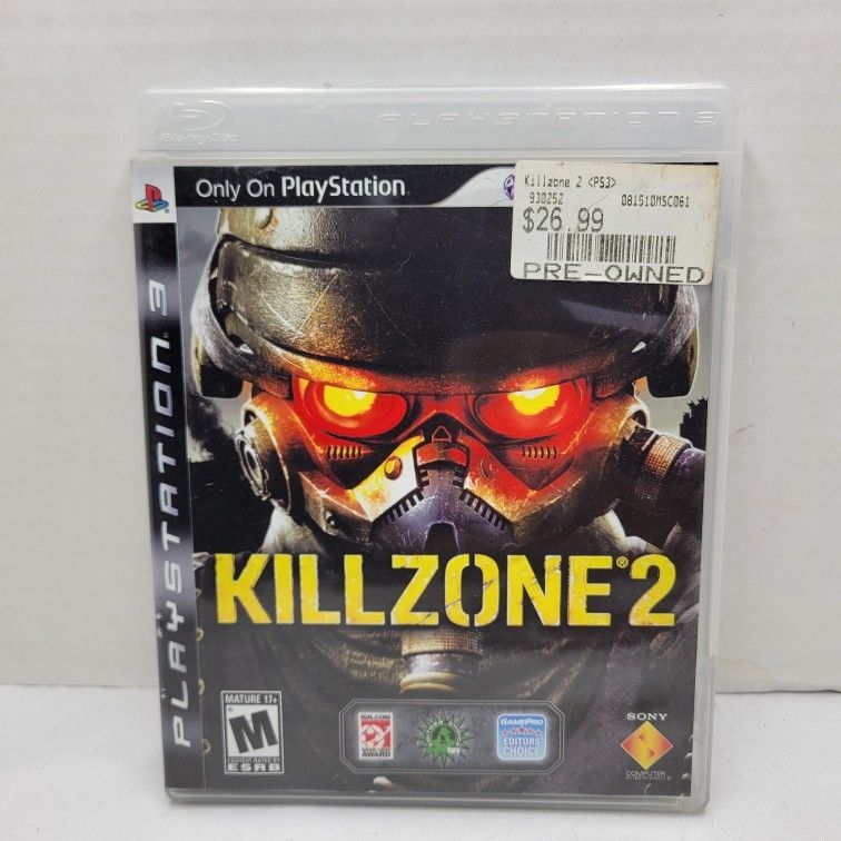 PS3 Killzone 2 & 3 (Sony Playstation 3) Lot of 2 - Complete CIB