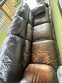 Leather Couch! 