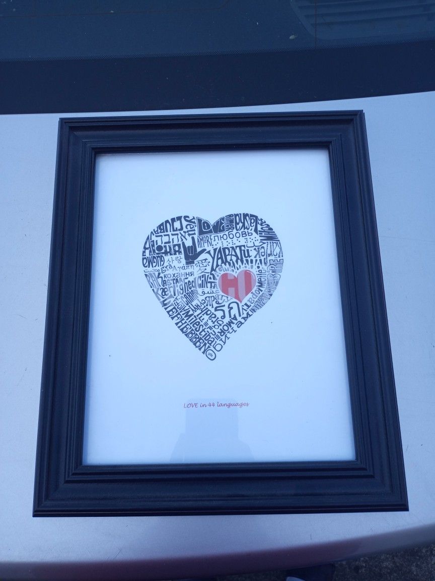 Love In 44 Languages Wall Art