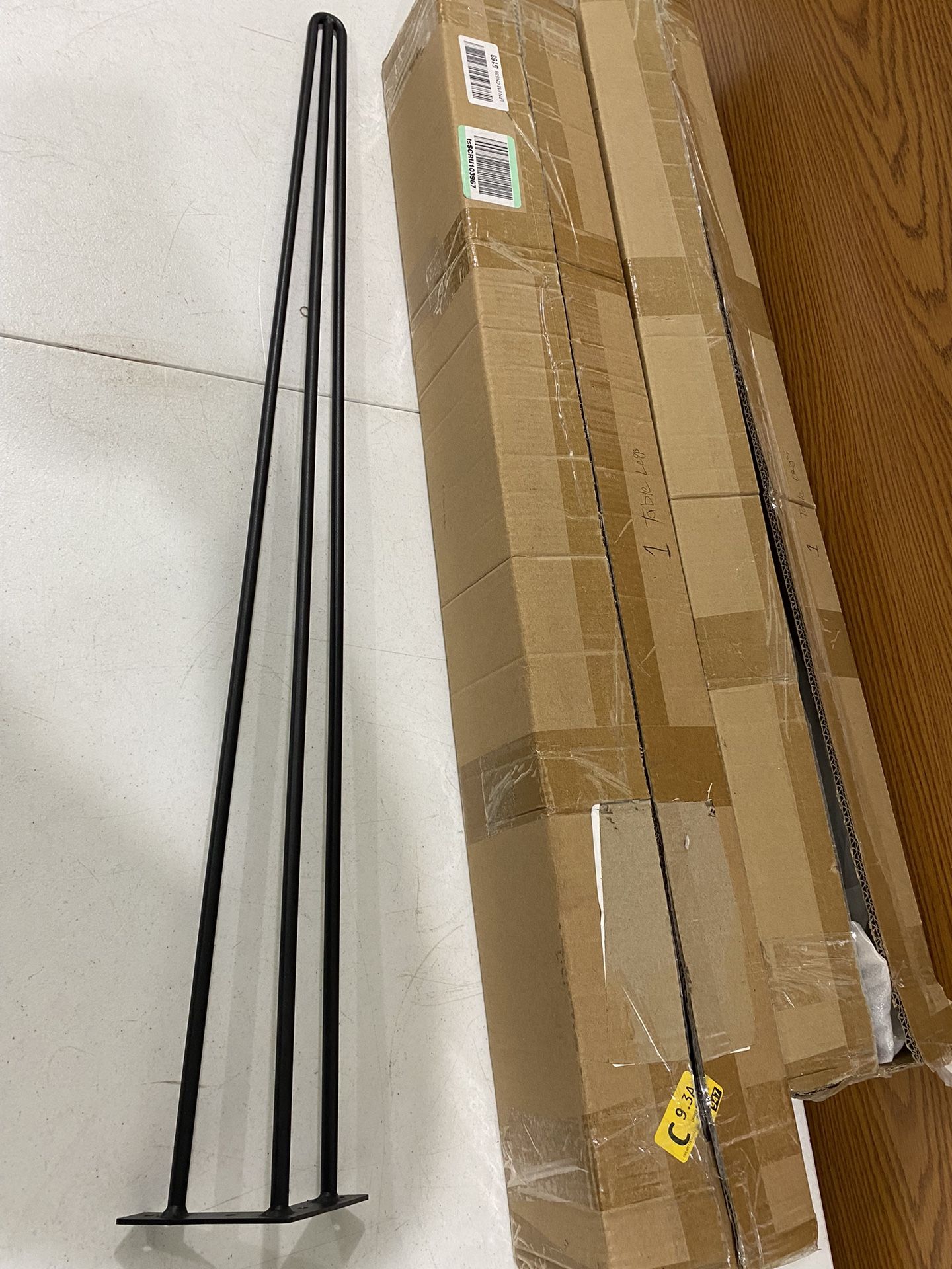 brand new 4 pieces 20” table legs