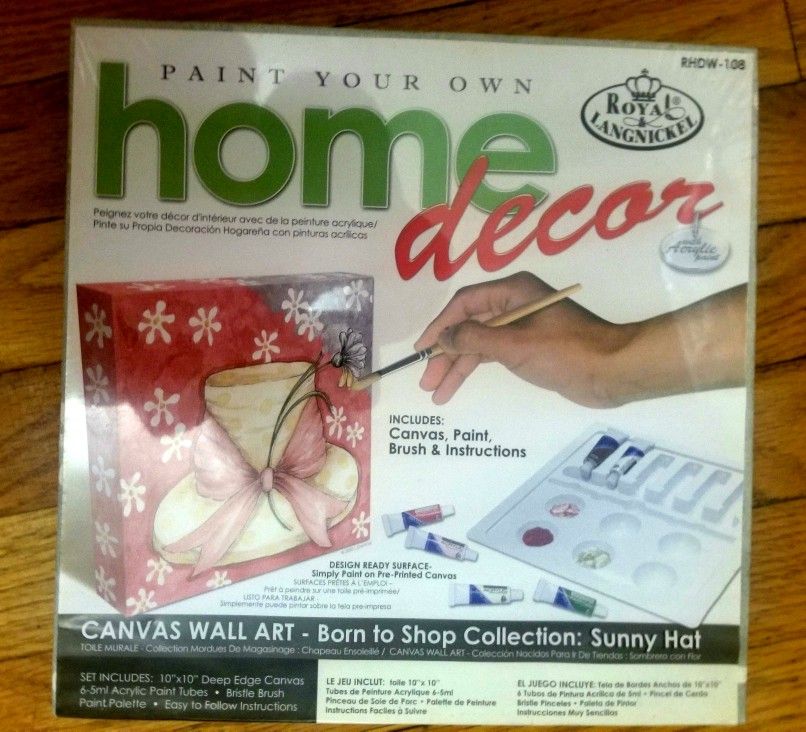 Paint Your Own Home Decor - Royal Langnickel