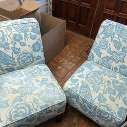 Two Cushion Chairs