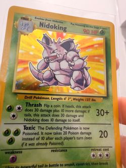 Pokemon Card Near Mint Holo Nidoking