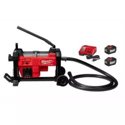 Milwaukee Tool 2871-22 M18 Fuel Sewer Sectional Machine With Cable-Drive For