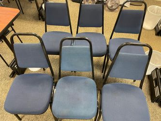 6 Reception Chairs Lot