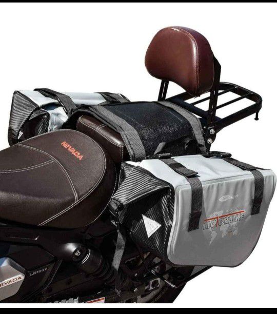AFISHTOUR Saddle Bags for Motorcycles, Waterproof 40L