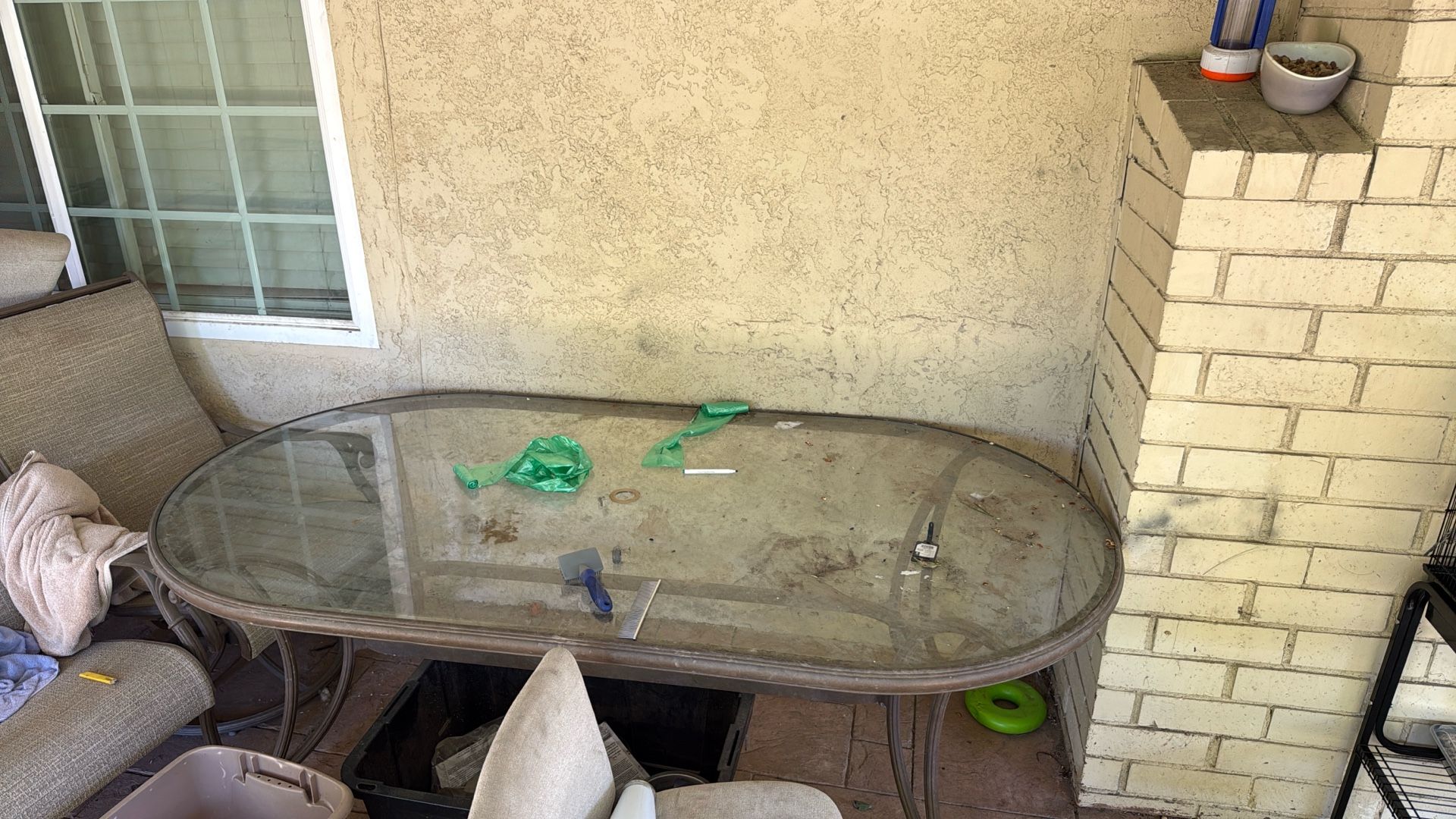 Round Glass Table