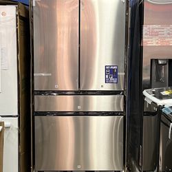 Cruz’s Appliances - Samsung Counter Depth 4-Door French Door Refrigerator with Beverage Center