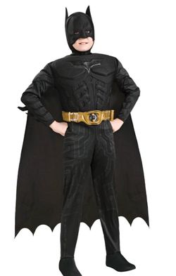 New Kids Batman Halloween Costume child medium
