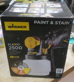 Wagner Flexio 2500 Two-Speed Handheld HVLP Paint Sprayer for Paint & Stain MODEL 0520121 NEW F(contact info removed)9