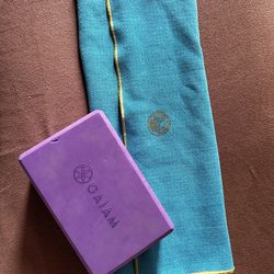 Skidless Yoga Mat + Yoga Block