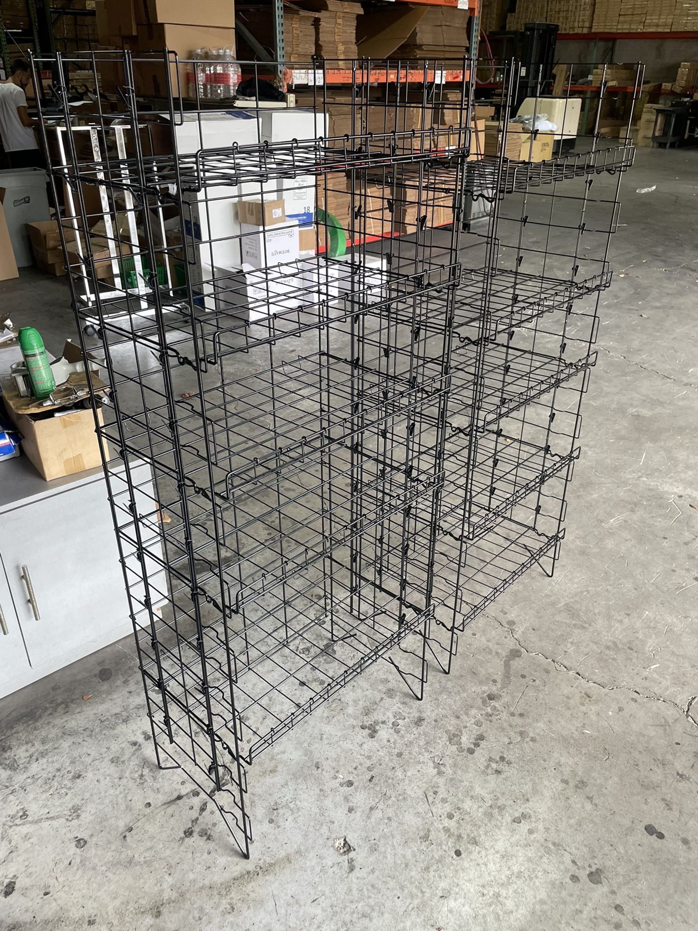 Wire Chip Racks Black