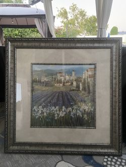 Framed Tuscan Print 