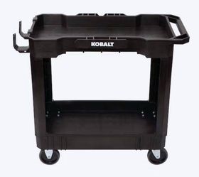 Kobalt 32.6-in Shelf 500-lb Capacity Utility Cart