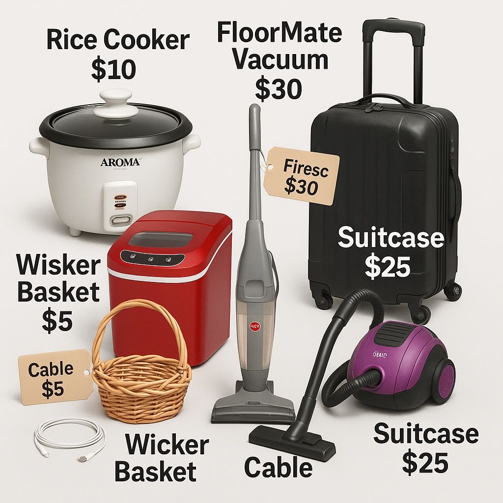 Moving bundle Kitchen Supplies And Vacuum 