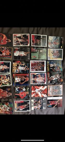 1990’s Chicago Bulls Trading Cards 27 Different Ones 