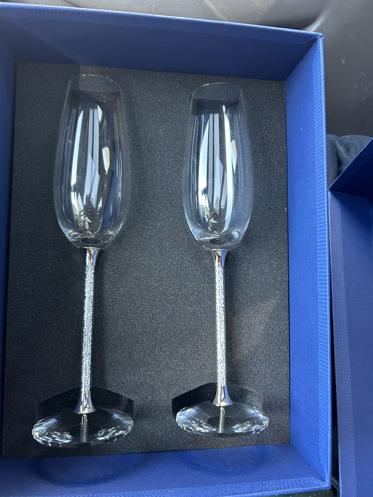 Swarovski Crystalline Toasting Flutes  