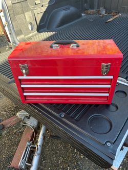 Toolbox with various tools