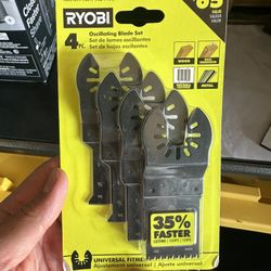 Ryobi Oscillating Blade Set 4 Pc