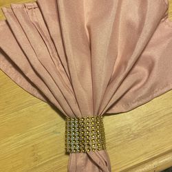 Blush Pink Cloth Napkins Thumbnail