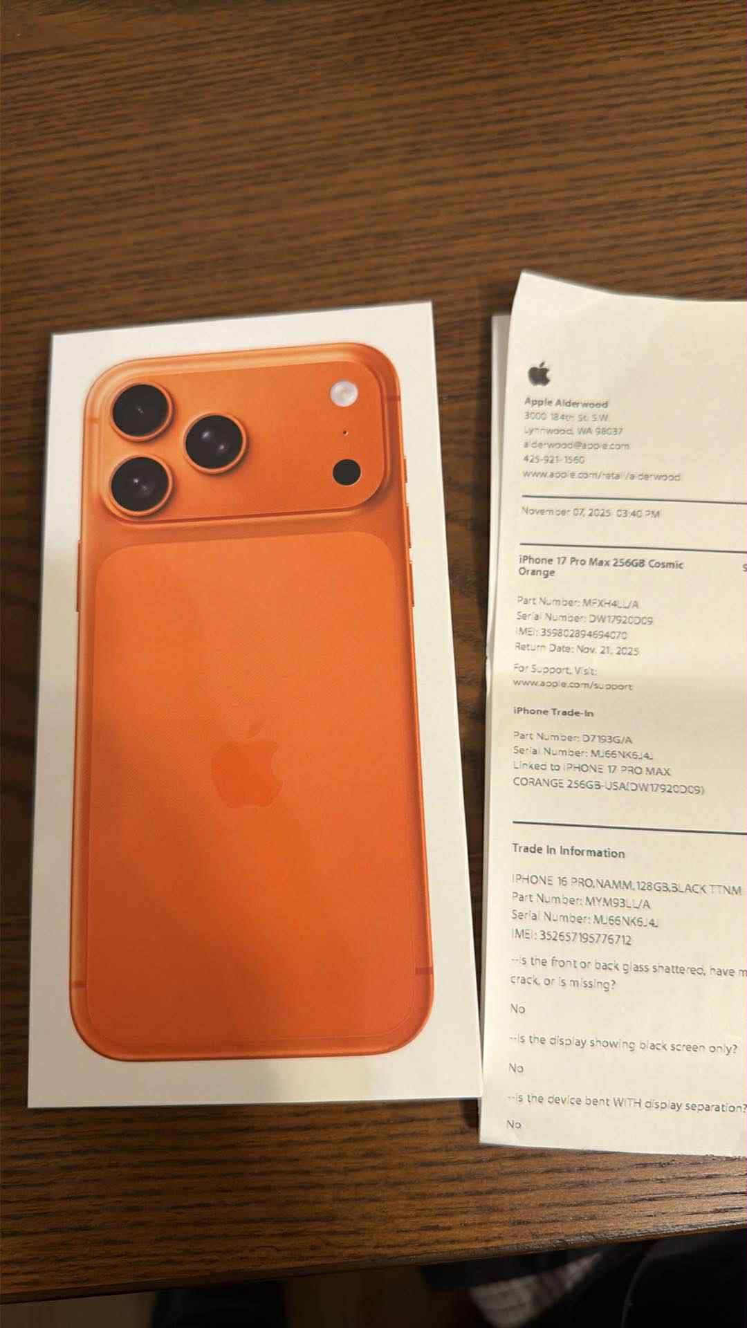 Apple iPhone 17 Pro Max 256gb Unlocked