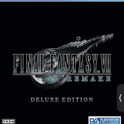 Final Fantasy Remake Deluxe Steelbook