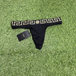 Size XXL - Versace Cotton Jersey Thong