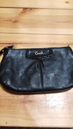 Coach leather wristlet