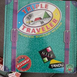 Travel 3 Games, New, Sealed