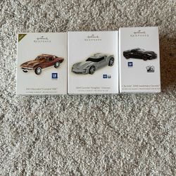Hallmark Corvette Ornaments