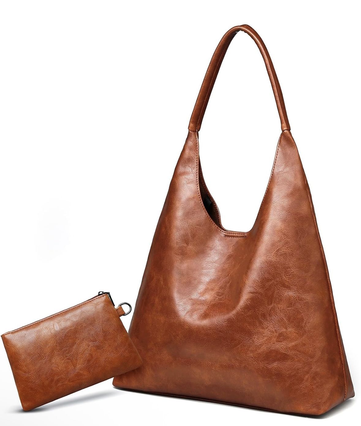 NEW Vegan Leather Hobo Bag + Pouch – $5 (Pickup Only)