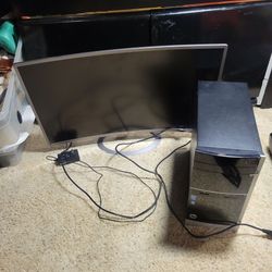HP Pavilion 500-281 MT Intel Core i3-4130 3.40GHz 8GB RAM and curved monitor