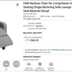 6 Recliner Chair For Home Or Business 