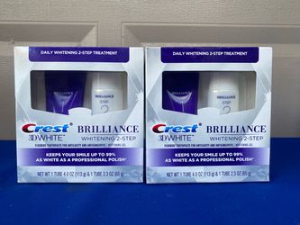 3D Crest Whitening 2 Step—$9 each !