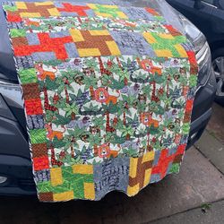 Handmade Quilt Cotton Kid Blanket