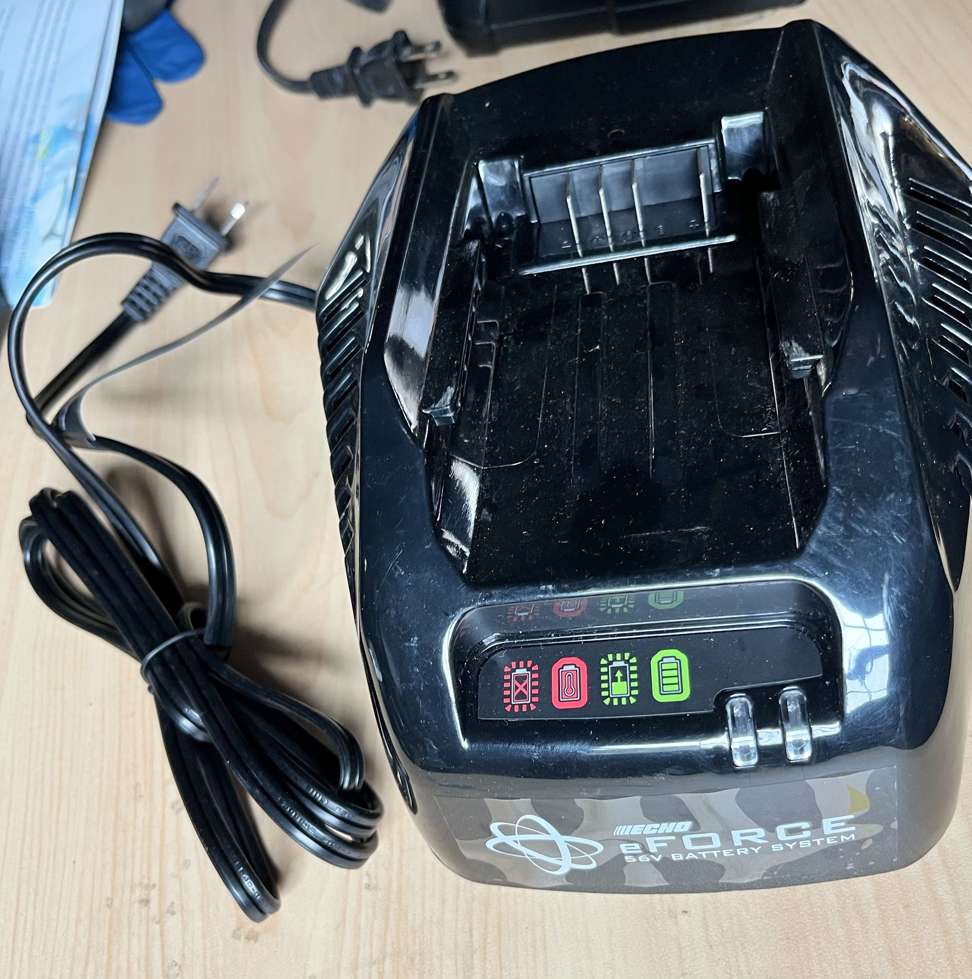 Echo eFORCE 56V battery charger.