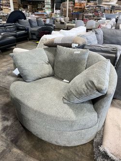 Thomasville fabric swivel chair from Costco