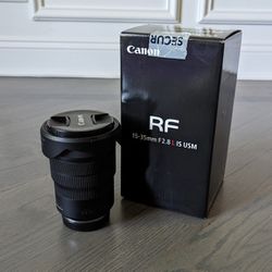 Canon - RF15-35mm F2.8L IS USM Ultra-Wide-Angle Zoom Lens for EOS R-Series
