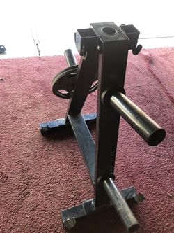 Very sturdy multi functional workout weight tree
