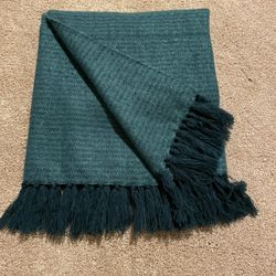 West Elm Fringed Throw