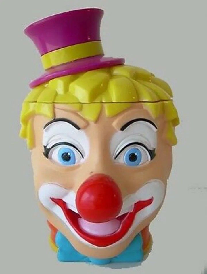 Ringling Brothers Barnum Bailey Circus Clown Mug w Hat Flip Open Lid 2001..... CHECK OUT MY PAGE FOR MORE ITEMS