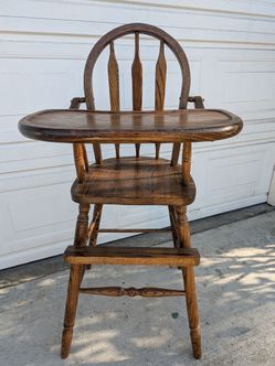 Vintage Vintage oak high chair