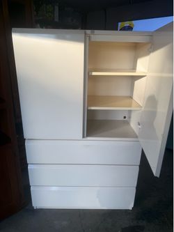 Rare Vintage 1970's Armoire and Small Dresser