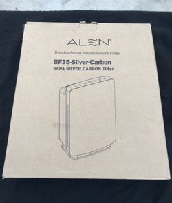 Alen BF35 Silver Carbon Air Purifier Replacement Filter for BreatheSmart Classic