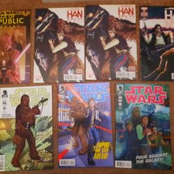 Star Wars Comics Lot(marvel Age Of Republic Special, Dark Horse Star Wars, Han Solo)