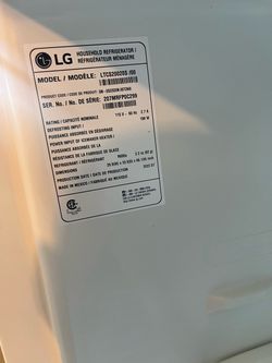 LG Refrigerator Great Spactious