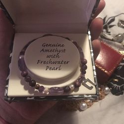 Amethyst bracelet