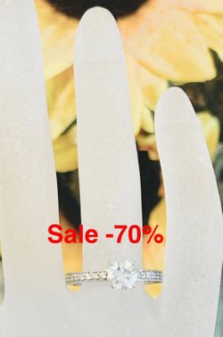Diamond Ring Engagement NEW 1.17 CARATS NATURAL DIAMONDS 💎 ❤️❤️ DAY SALE -70% FIND ANOTHER AT THIS PRICE ILL GIVE IT FOR $400 LESS!! SEE APPRAISAL 