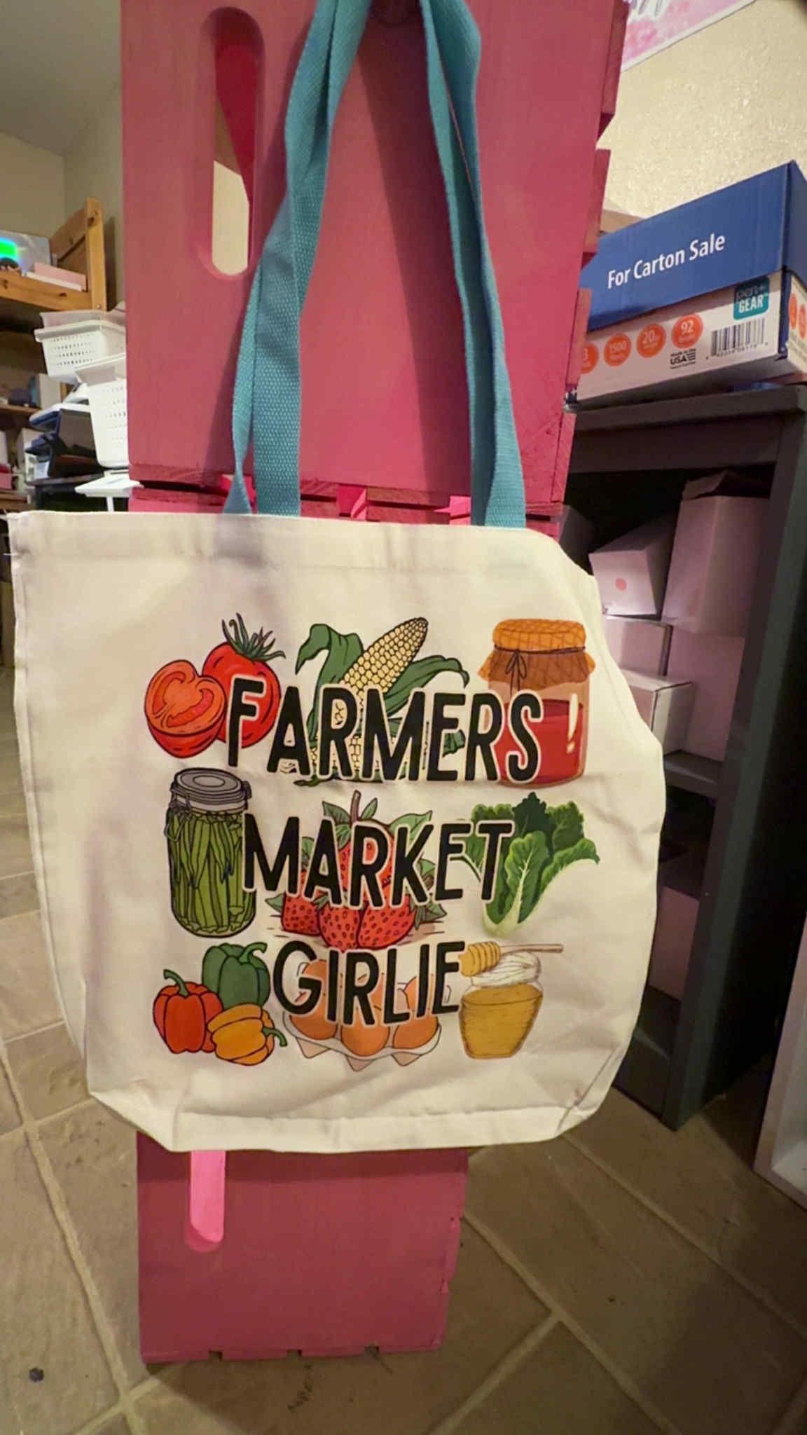 Farmers Markets Tote Bags